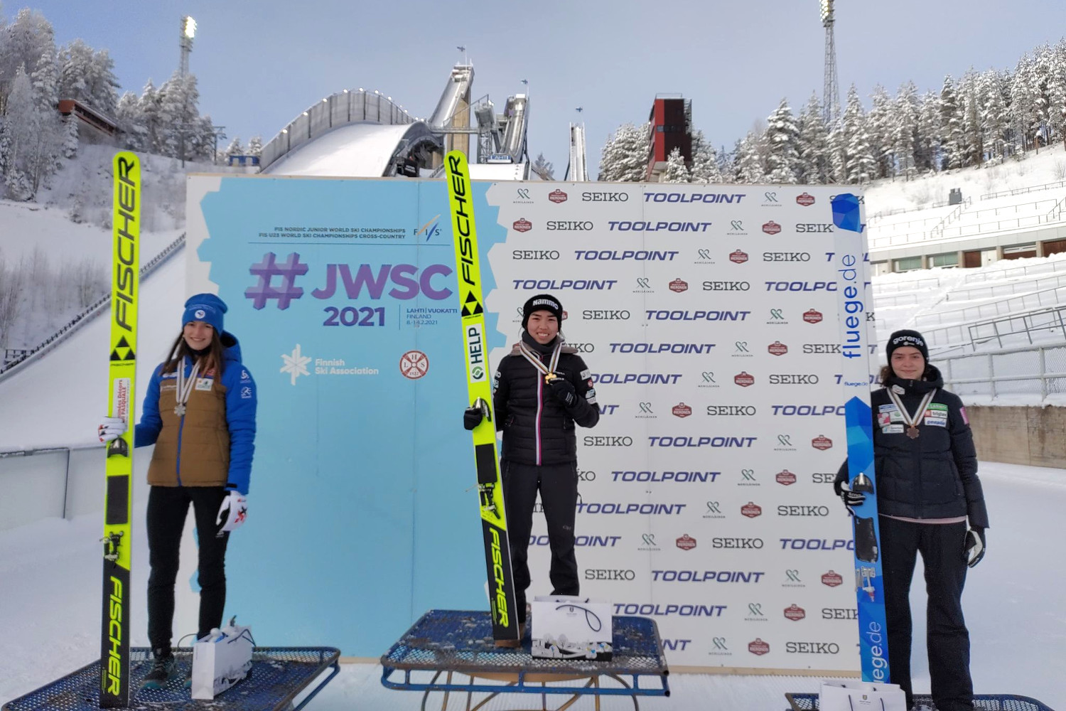 11.02.2021 - JWSC Lahti 2021 medallists