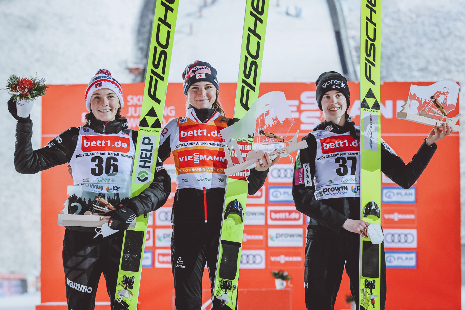 10.12.2021 - WC Klingenthal podium