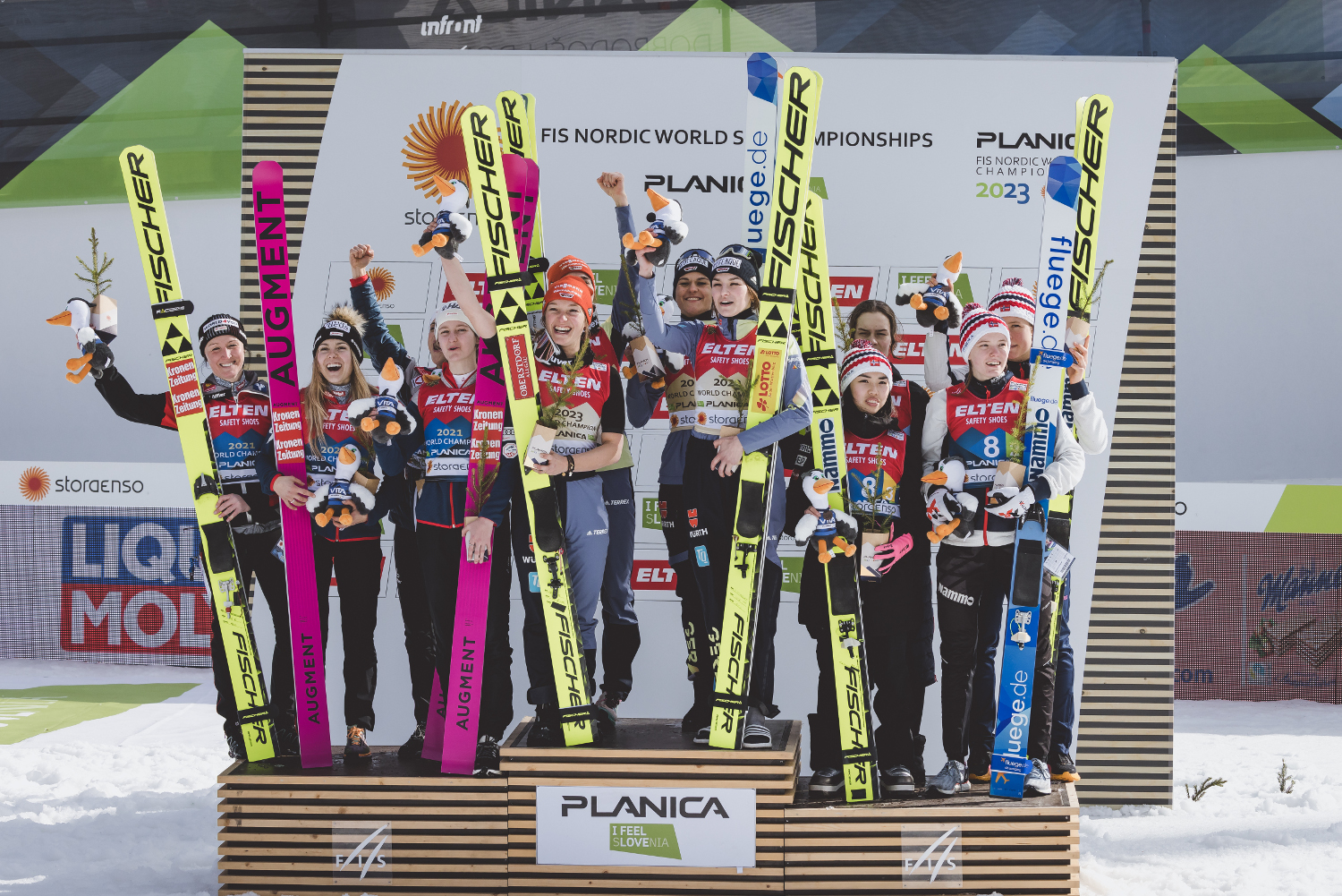 25.02.2023 - WCH Planica podium